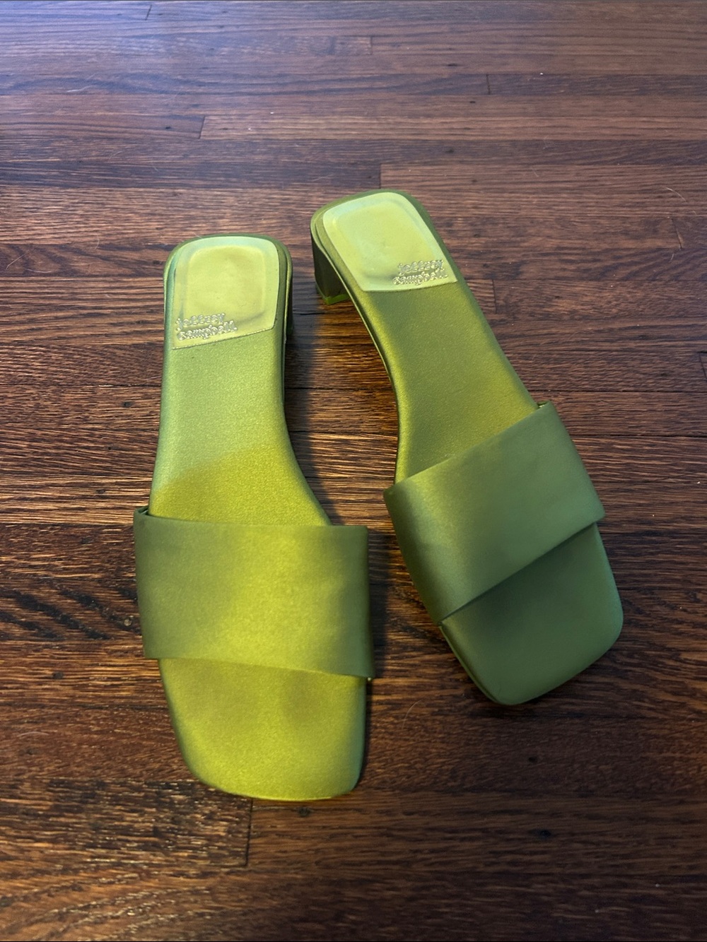 Jeffrey Campbell Slide Sandals with Square Toe